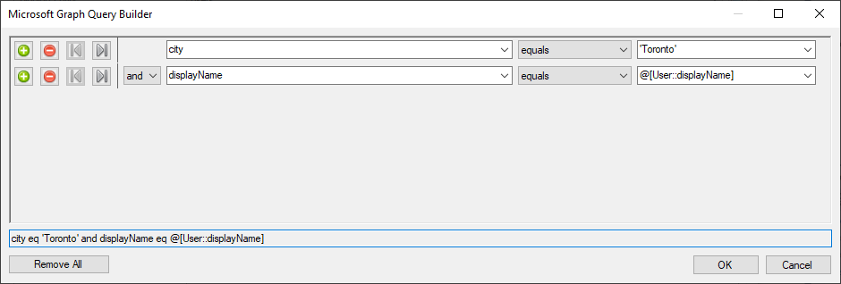 SSIS Microsoft Graph Source component - Query Builder